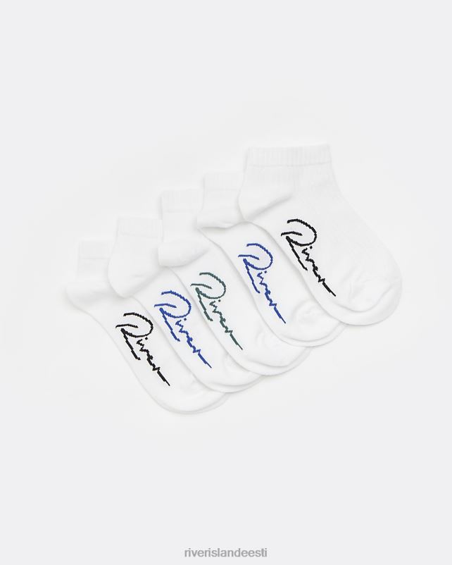 tarvikud valge poisid River Island b treenisokid 5 tk 44TLL6985