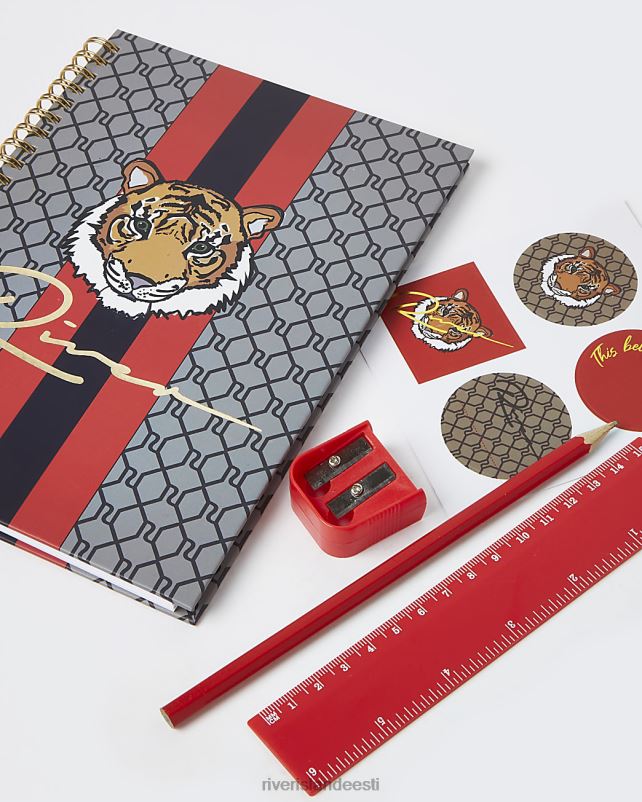 tarvikud must poisid River Island b ri tiigripea kirjatarvete komplekt 44TLL6982