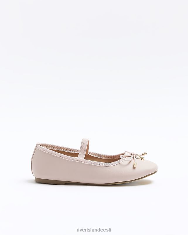 jalatsid roosa tüdrukud River Island g vibu baleriini kingad 44TLL6011
