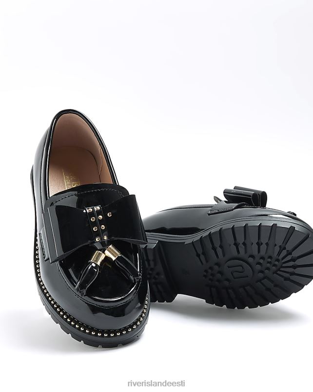 jalatsid must tüdrukud River Island g vibu tursked pätsikesed 44TLL6268