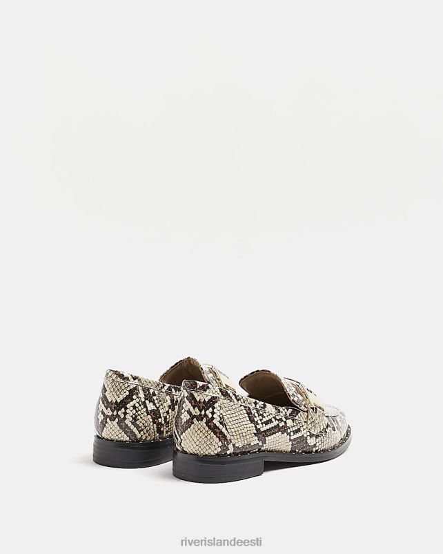 jalatsid pruun tüdrukud River Island g snake snaffle loafers 44TLL3413