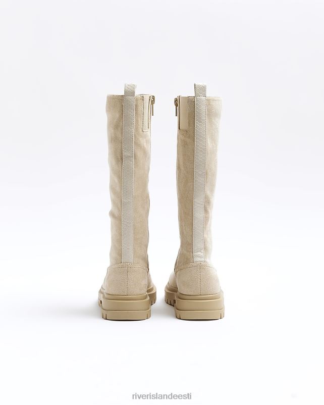 jalatsid beež tüdrukud River Island g suedette vasikasaapad 44TLL6143