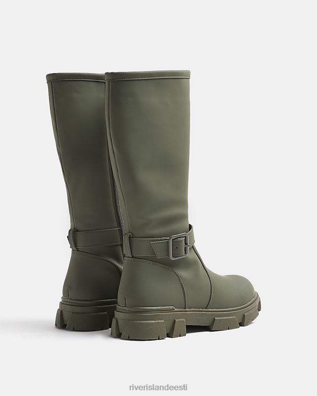 jalatsid khaki tüdrukud River Island g kummeeritud pandlaga põlvikud 44TLL6355