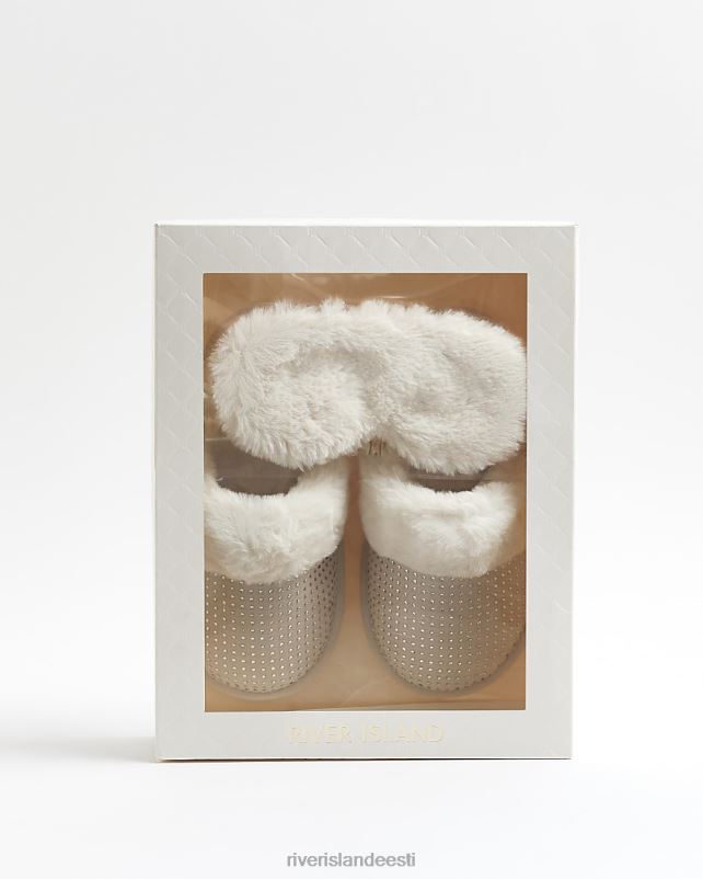 jalatsid beež tüdrukud River Island g diamante susside kinkekomplekt 44TLL6341