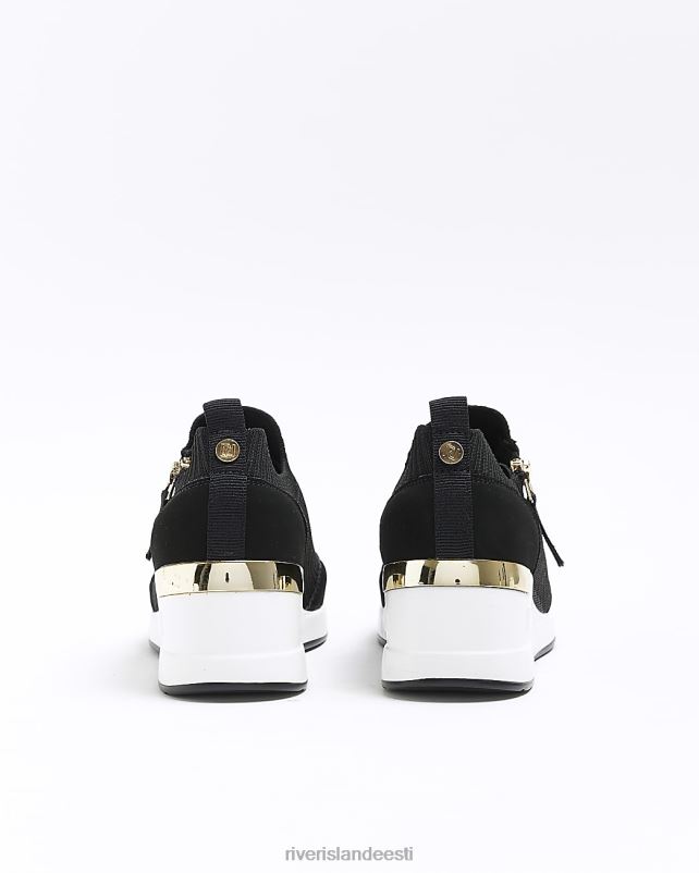 jalatsid must tüdrukud River Island g kiiltreenerid 44TLL3357