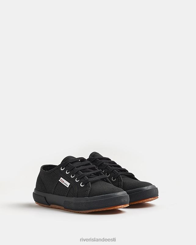 jalatsid must tüdrukud River Island g superga pitsilised lõuenditrenažöörid 44TLL3452