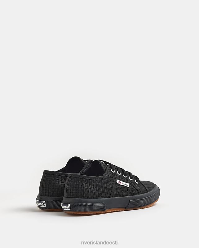 jalatsid must tüdrukud River Island g superga pitsilised lõuenditrenažöörid 44TLL3452