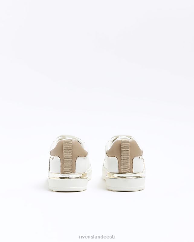 jalatsid valge tüdrukud River Island g naastudega trenažöörid 44TLL6278