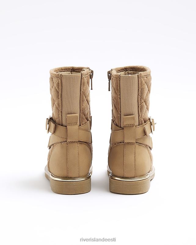 jalatsid beež tüdrukud River Island mg südame põlve kõrged saapad 44TLL6582