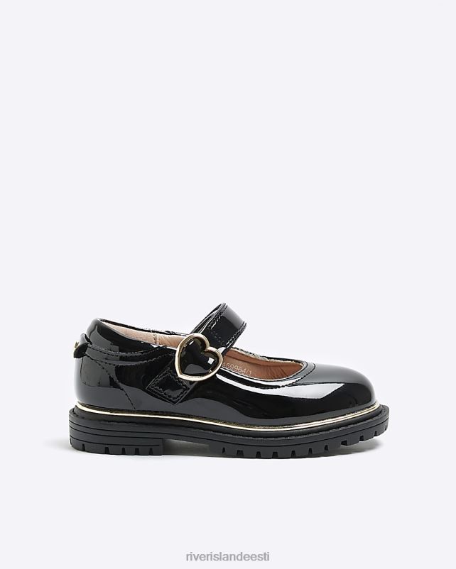 jalatsid must tüdrukud River Island mg südame pandlaga mary jane kingad 44TLL3505