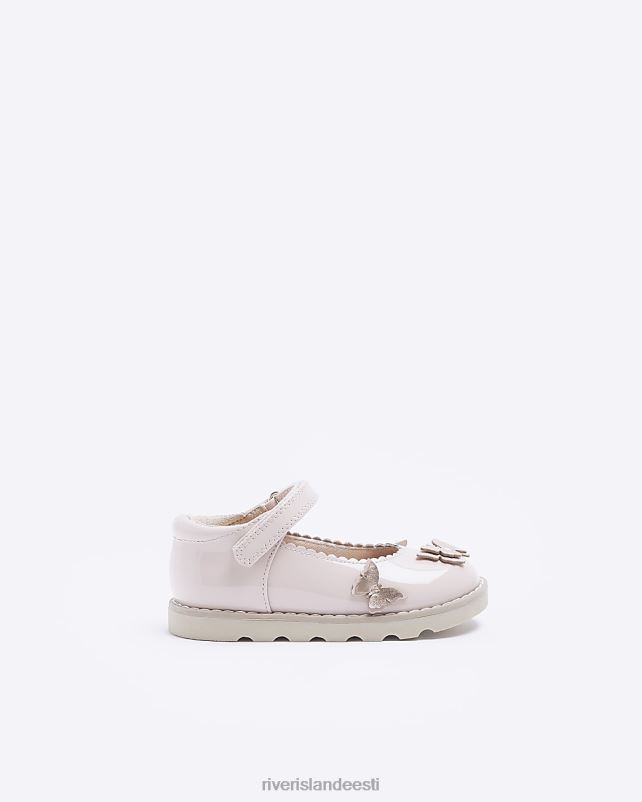 jalatsid roosa tüdrukud River Island mg nahast liblikasjalatsid 44TLL6693
