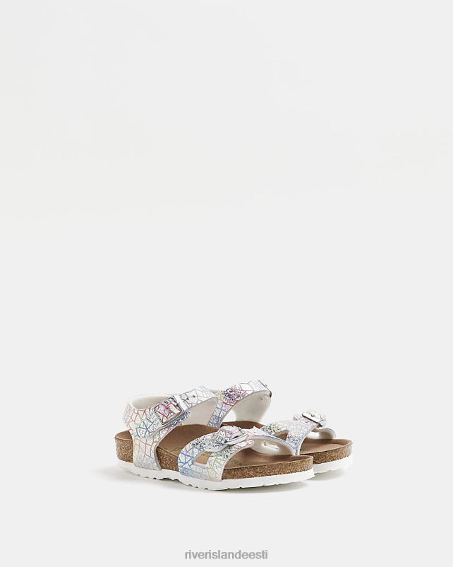 jalatsid valge tüdrukud River Island mg birkenstocki hologrammi sandaalid 44TLL3603