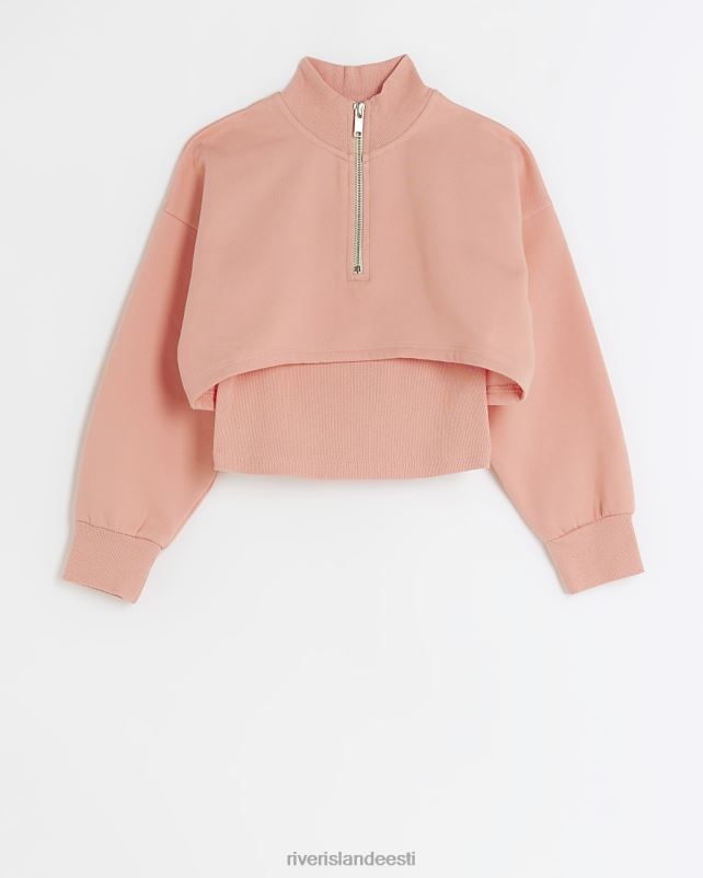 kehakate korallid tüdrukud River Island g lehterkaelus 2 in 1 dressipluus 44TLL3188