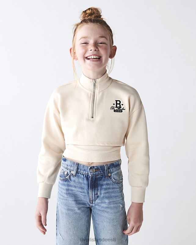 kehakate kreem tüdrukud River Island g lehtri dressipluus 44TLL3185