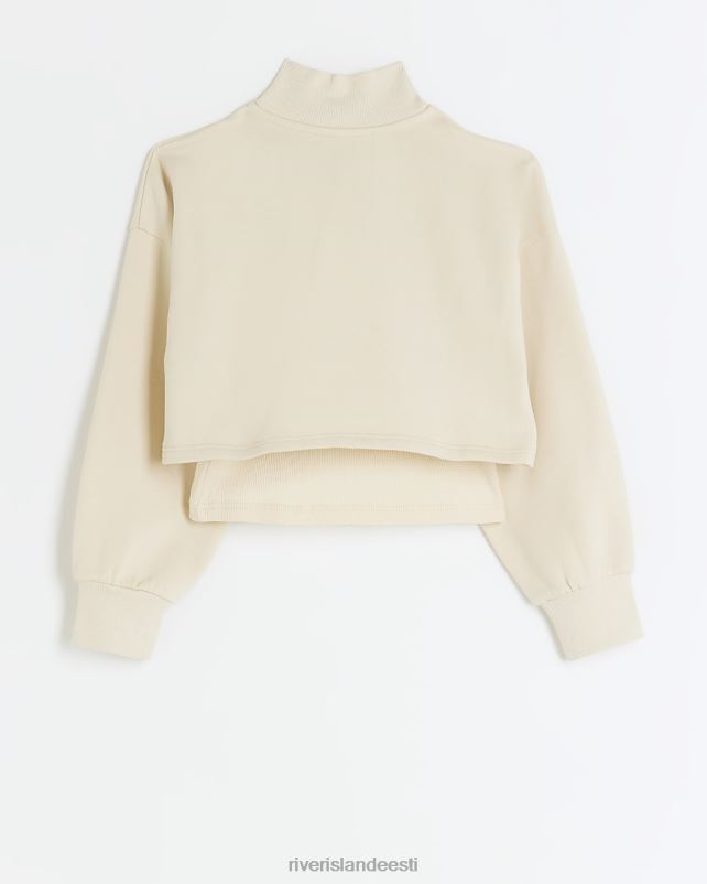 kehakate kreem tüdrukud River Island g lehtri dressipluus 44TLL3185