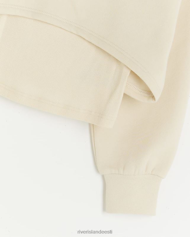 kehakate kreem tüdrukud River Island g lehtri dressipluus 44TLL3185