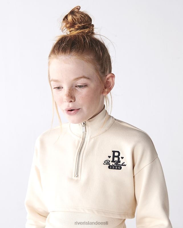 kehakate kreem tüdrukud River Island g lehtri dressipluus 44TLL3185