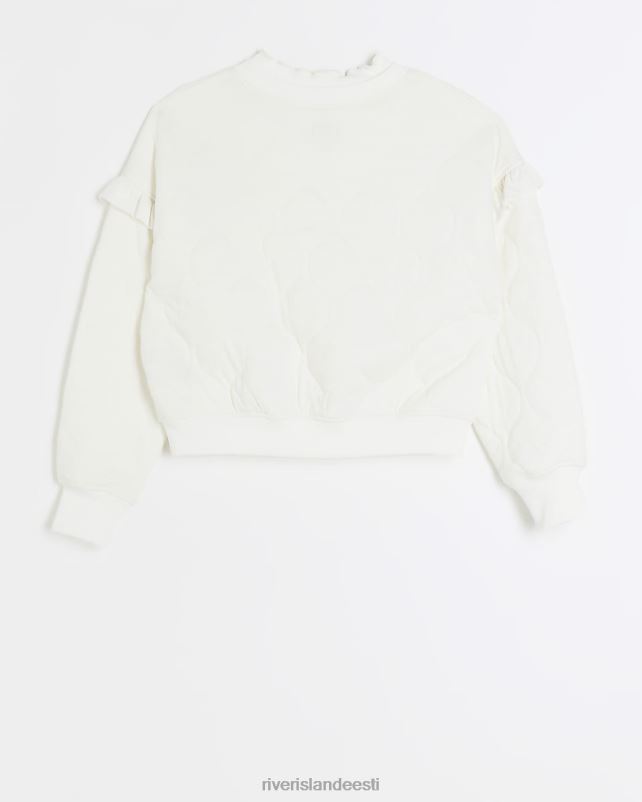 kehakate kreem tüdrukud River Island g tepitud volangiga dressipluus 44TLL6044