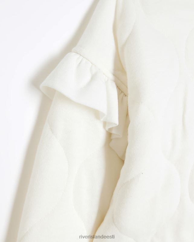 kehakate kreem tüdrukud River Island g tepitud volangiga dressipluus 44TLL6044