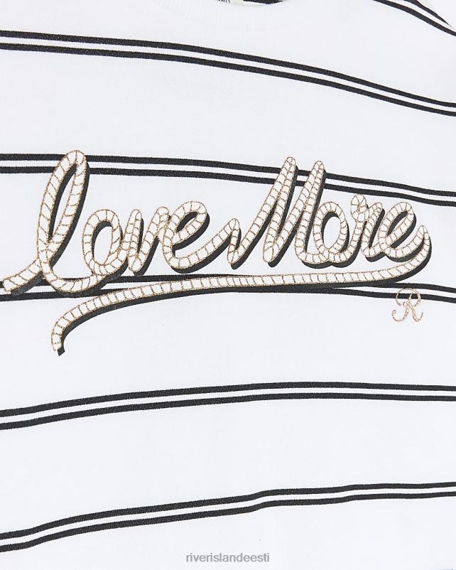 kehakate valge tüdrukud River Island g triibuline dressipluus 44TLL6265