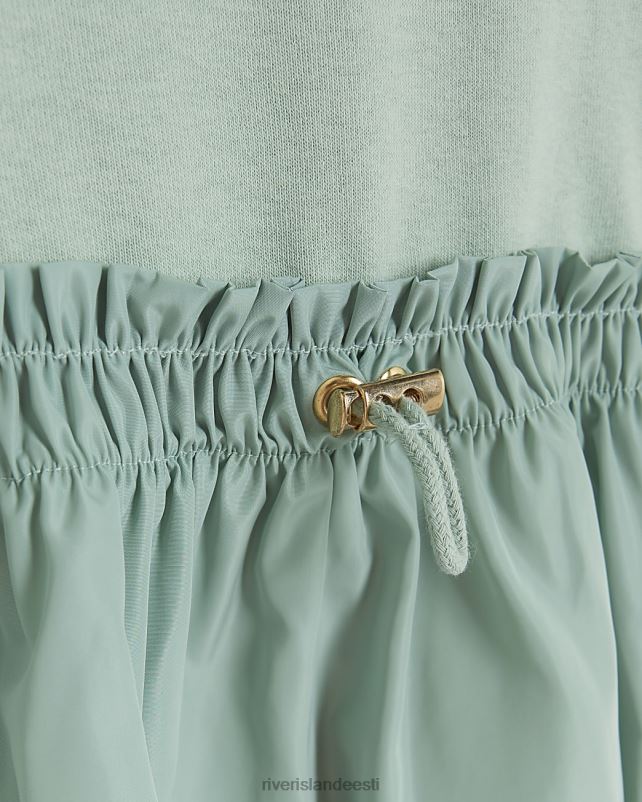 kehakate roheline tüdrukud River Island g nailonist triiksärgi kleit 44TLL6202