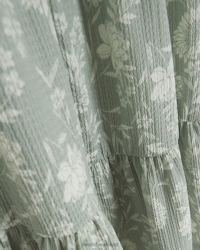 kehakate roheline tüdrukud River Island g suur lilleline kleit 44TLL3251