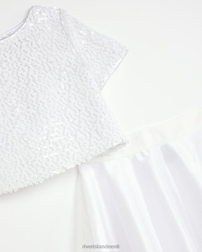 kehakate valge tüdrukud River Island g litritega kaunistatud seelikukomplekt 44TLL6343