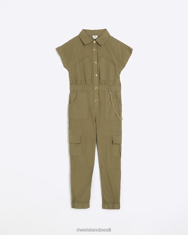 kehakate khaki tüdrukud River Island g utiliidi kombinesoon 44TLL6267