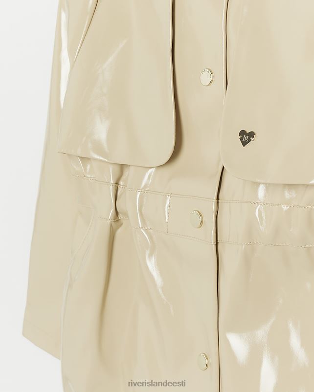 kehakate beež tüdrukud River Island g kapuutsiga kraavijope 44TLL6253