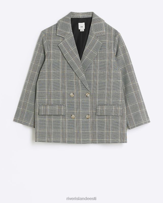 kehakate beež tüdrukud River Island g kontrollige bleiserit 44TLL6195