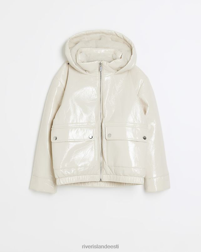kehakate kreem tüdrukud River Island g kapuutsiga vihmamantel 44TLL6160