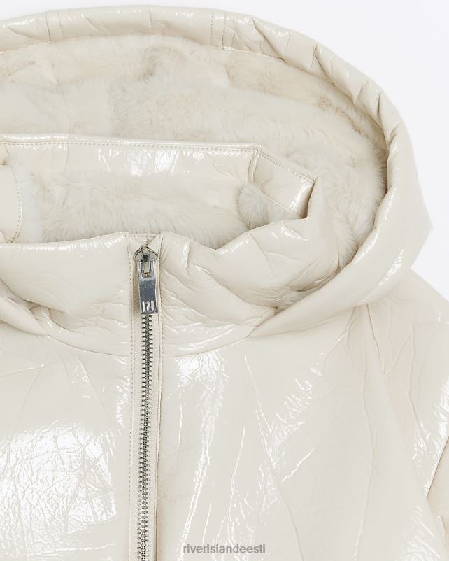 kehakate kreem tüdrukud River Island g kapuutsiga vihmamantel 44TLL6160