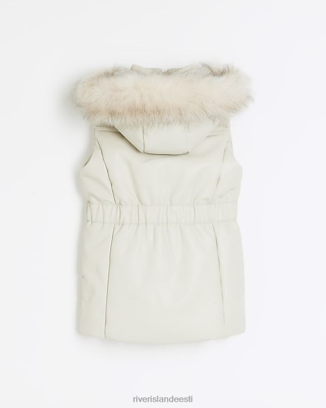 kehakate kreem tüdrukud River Island g kunstnahast kapuutsiga särk 44TLL6174
