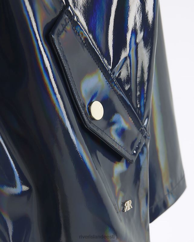 kehakate merevägi tüdrukud River Island g kapuutsiga lukuga vihmamantel 44TLL3359