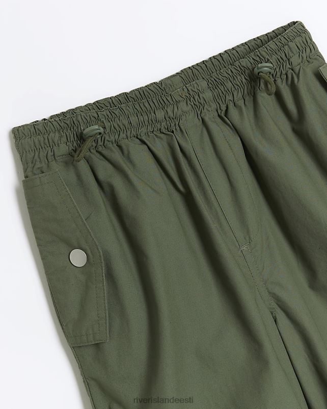 kehakate khaki tüdrukud River Island g tõmba jalga langevarjuga lastipüksid 44TLL3284