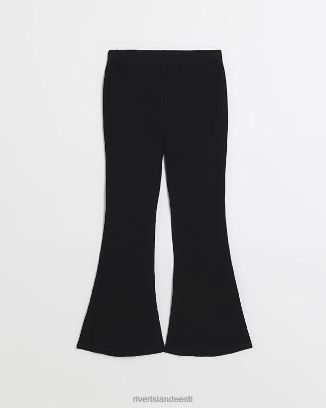 kehakate must tüdrukud River Island g soonikuga püksid 44TLL3326