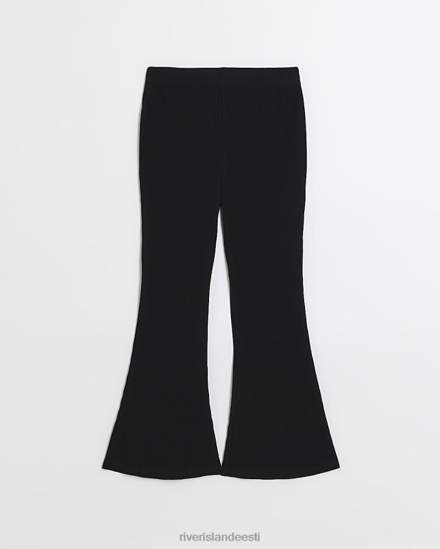 kehakate must tüdrukud River Island g soonikuga püksid 44TLL3326
