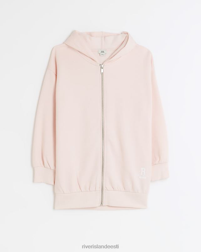 kehakate roosa tüdrukud River Island g lukuga kapuuts 44TLL3350