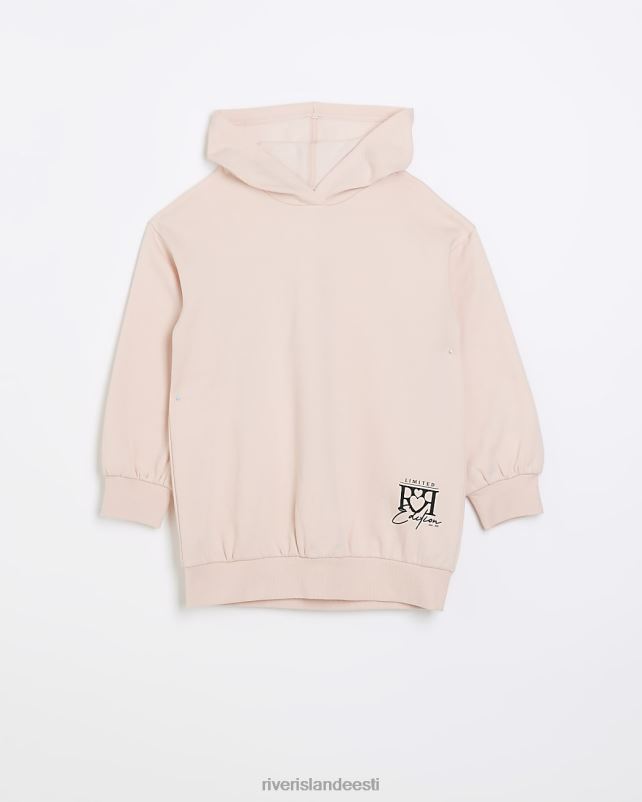 kehakate roosa tüdrukud River Island g ri kapuuts 44TLL3393