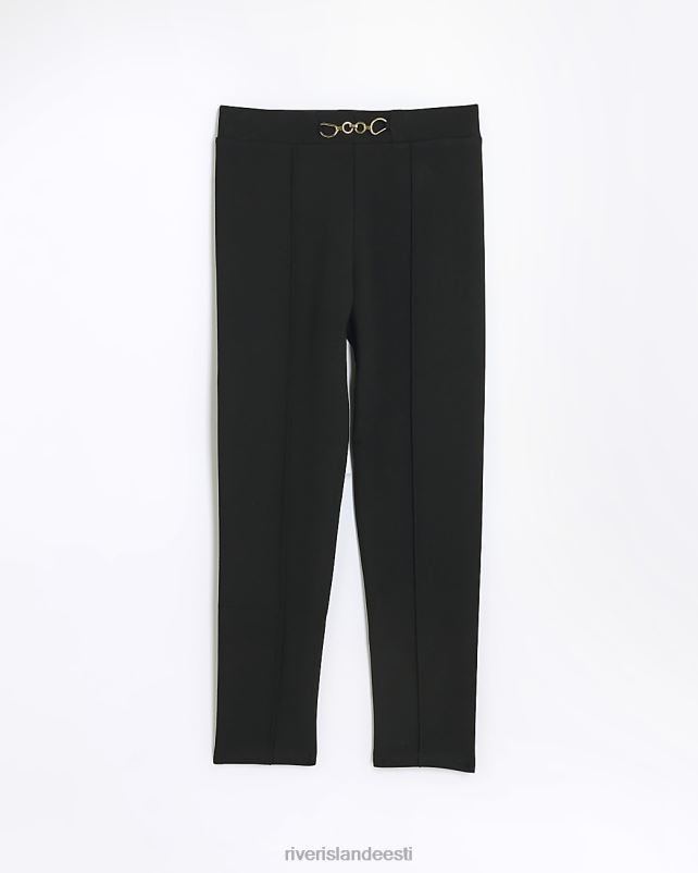 kehakate must tüdrukud River Island g snaffle detaili säärised 44TLL6144