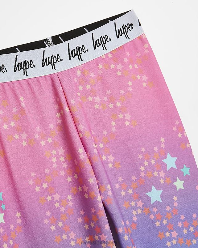 kehakate roosa tüdrukud River Island g hype star sparkle ombre retuusid 44TLL3468