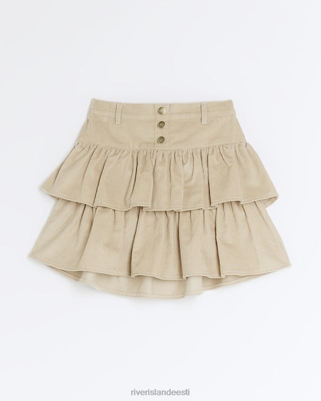 kehakate kivi tüdrukud River Island g astmelise äärisega seelik 44TLL6130