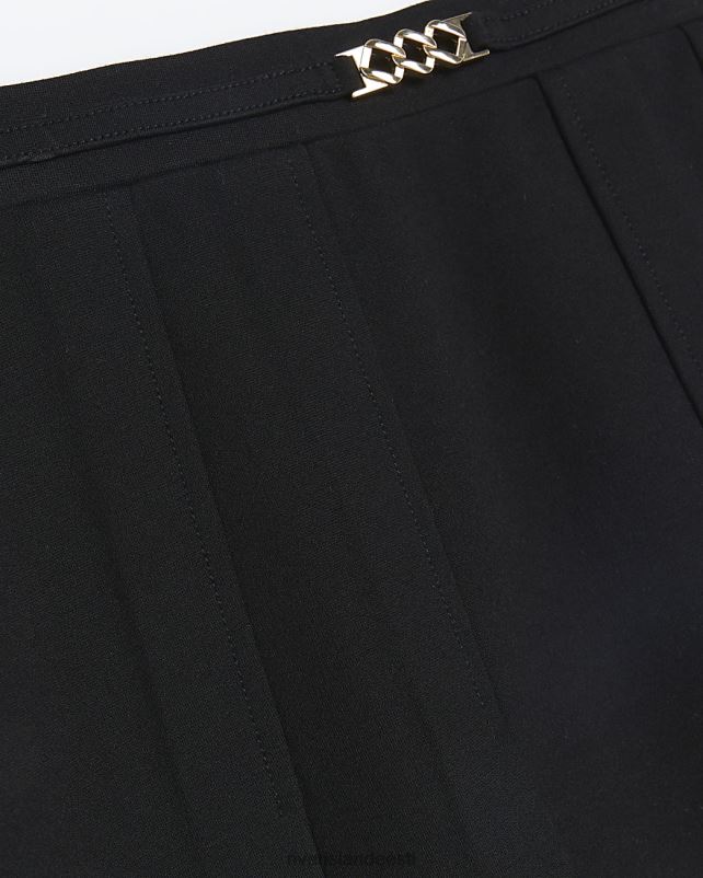 kehakate must tüdrukud River Island g vööga plisseeritud seelik 44TLL6315