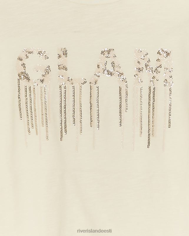 kehakate kivi tüdrukud River Island g litritega volangiga t-särk 44TLL6041