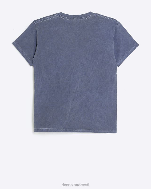 kehakate merevägi tüdrukud River Island g New Yorgi graafiline T-särk 44TLL6194