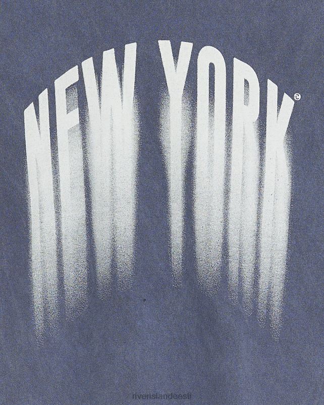kehakate merevägi tüdrukud River Island g New Yorgi graafiline T-särk 44TLL6194