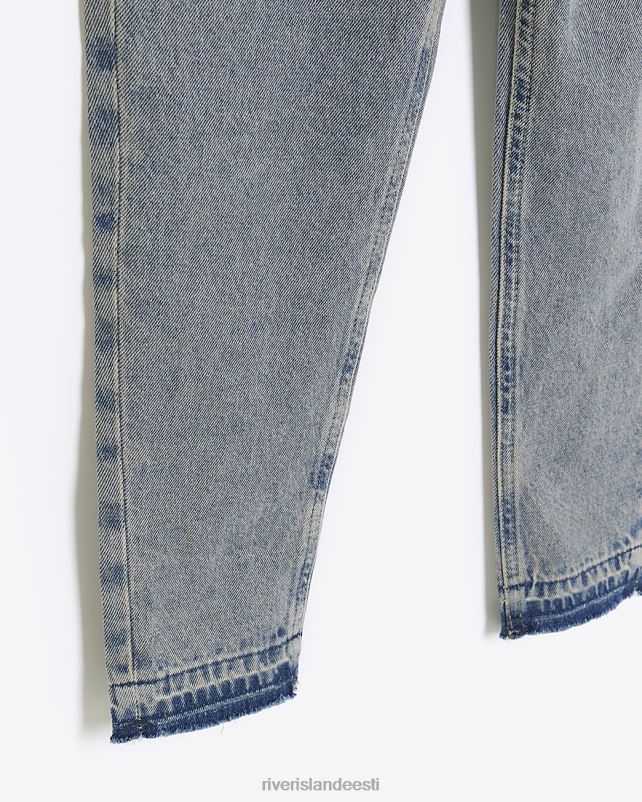 kehakate denim tüdrukud River Island g ülevärvitud mom teksad 44TLL6189