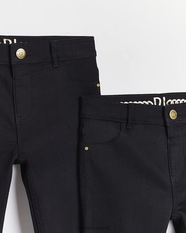 kehakate must tüdrukud River Island g molly jeggings 2 pakk 44TLL6307