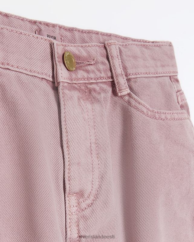 kehakate roosa tüdrukud River Island g mom teksad 44TLL3333