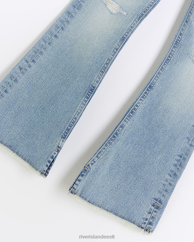 kehakate sinine tüdrukud River Island g lõhkised lainelised teksad 44TLL6113